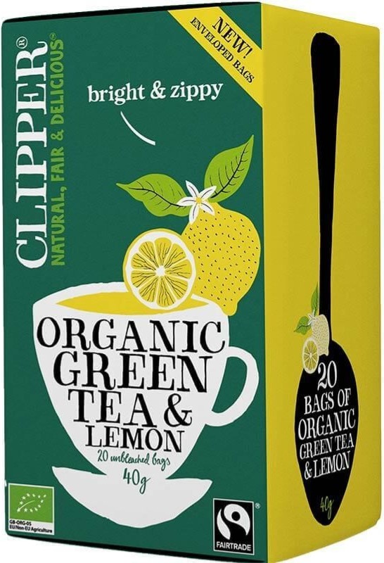 Clipper ØkoFt Green Tea OrgFairt Tea bags 20 sachets 4 pcs