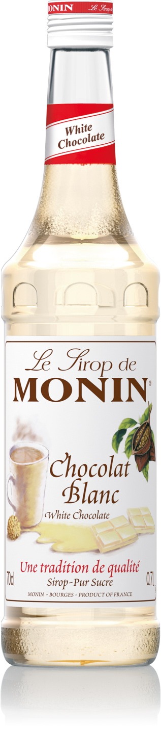 MONIN - SIROP SAVEUR CHOCOLAT BLANC 25 CL - Bracconi