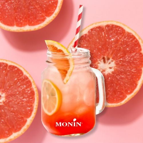 Rosa Grapefruit-Limonade