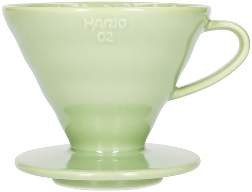 Hario V60 Ceramic Coffee Dripper Smokey Green - Size 02 — Hario UK