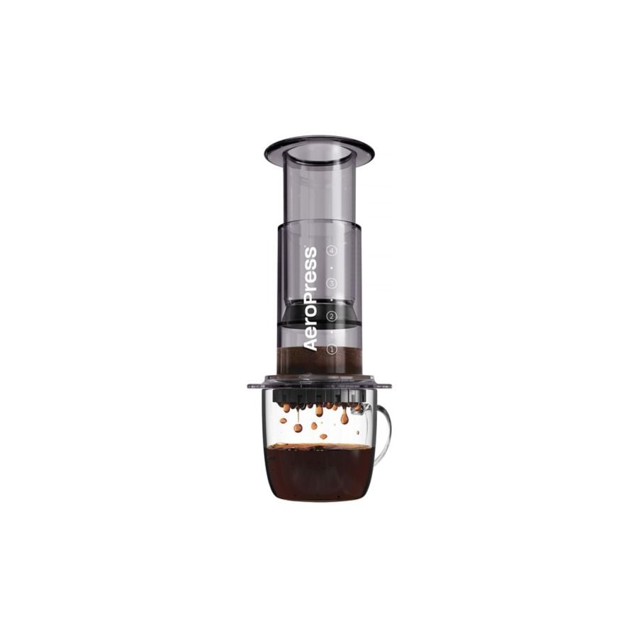 AeroPress Clear cafetera, gris ahumado