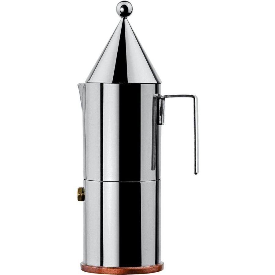 Alessi 90002 La Conica cafetera italiana, 6 Tazas