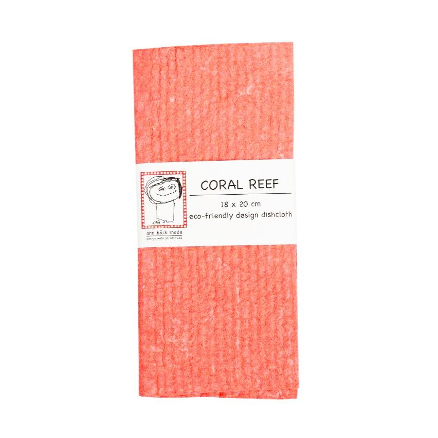 Ann Bäck paño de cocina ecológico, Coral Reef