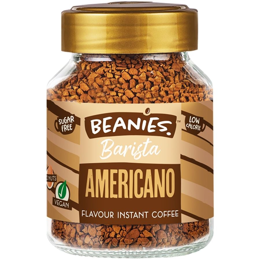 Beanies Barista Americano café instantáneo saborizado 50 g