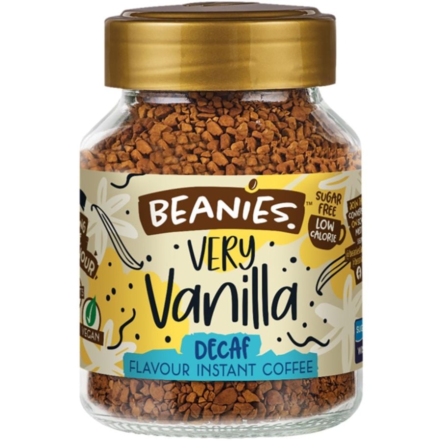 Beanies Decaf Very Vanilla café instantáneo descafeinado saborizado 50 g
