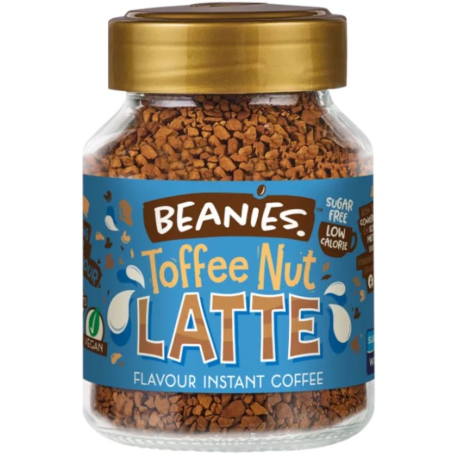 Beanies Toffee Nut café instantáneo saborizado 50 g