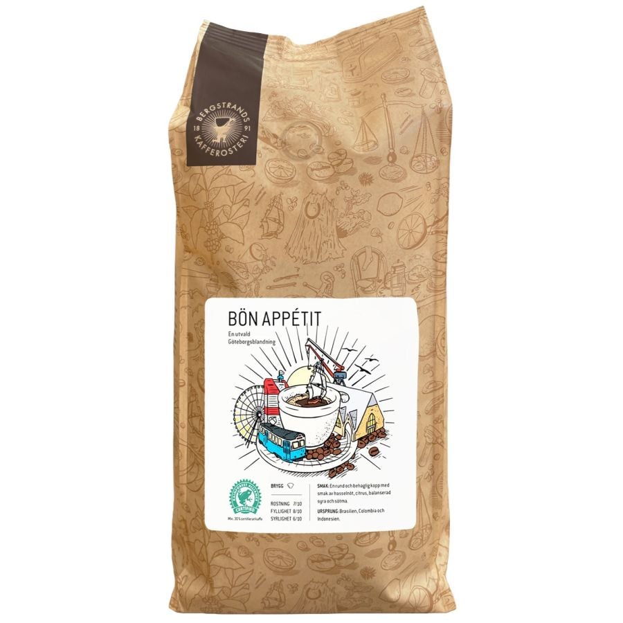 Bergstrands Bön Appétit 1 kg Coffee Beans