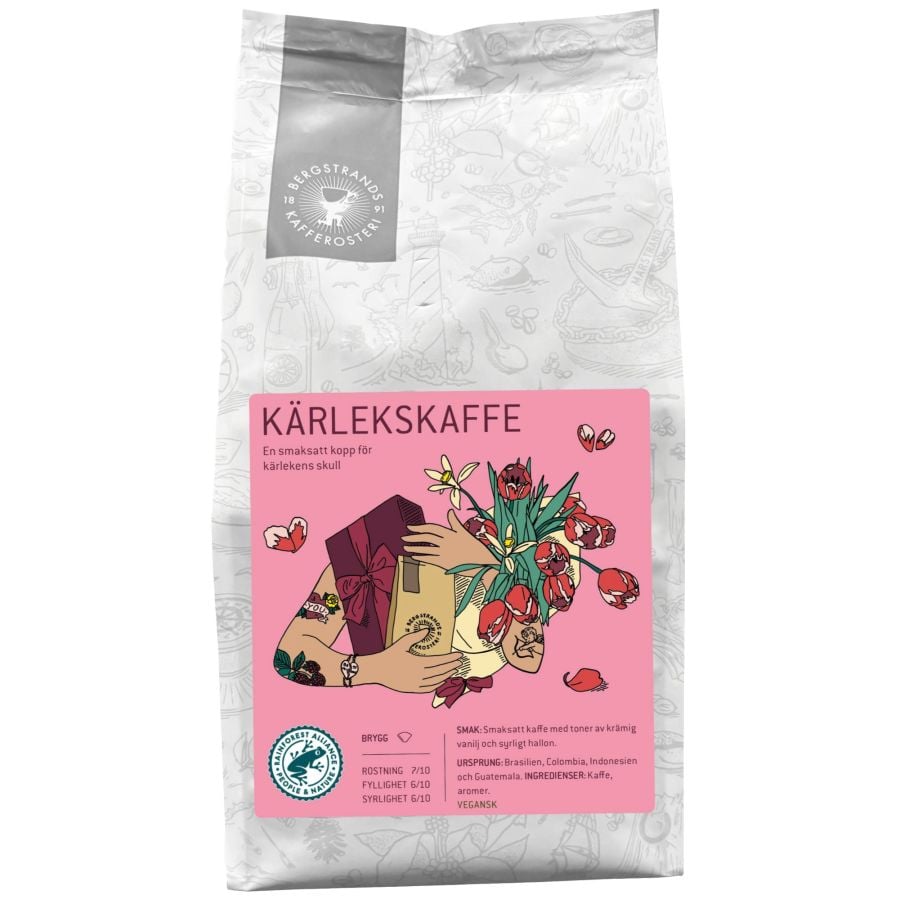 Bergstrands Kärlekskaffe Flavoured Coffee 250 g Ground