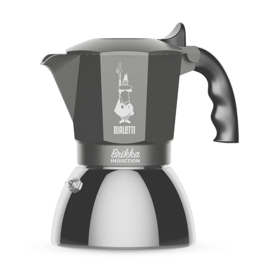 Bialetti Brikka Induction cafetera italiana para estufa, 4 tazas