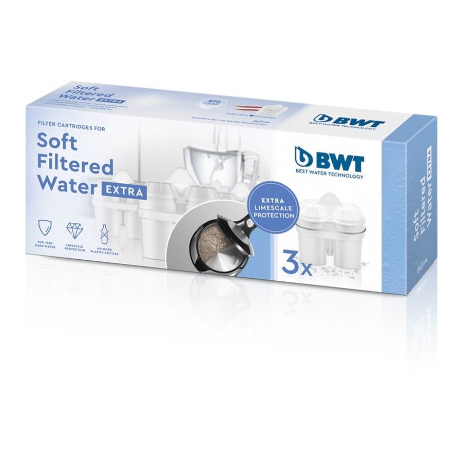 BWT Soft Filtered Water EXTRA Filter Cartridges, 3-pack