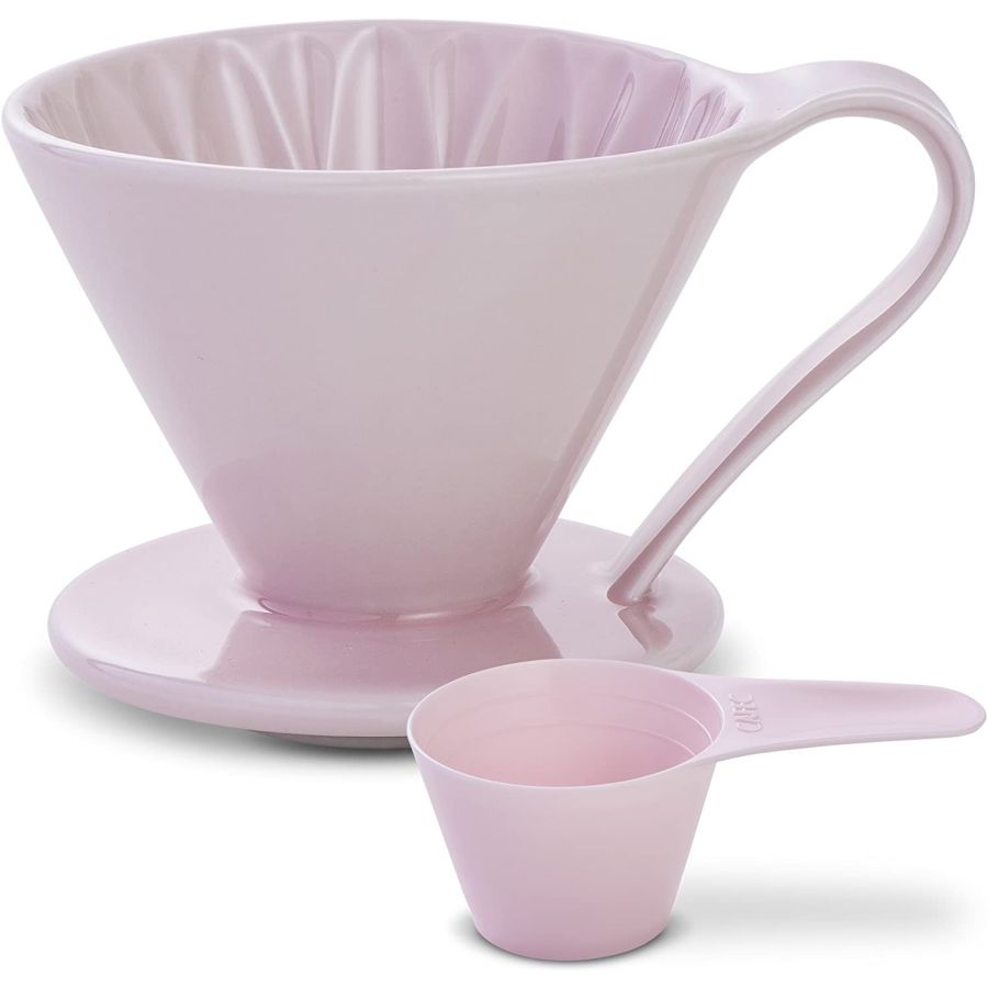 CAFEC Arita Ware Flower Dripper 4 tazas, rosa