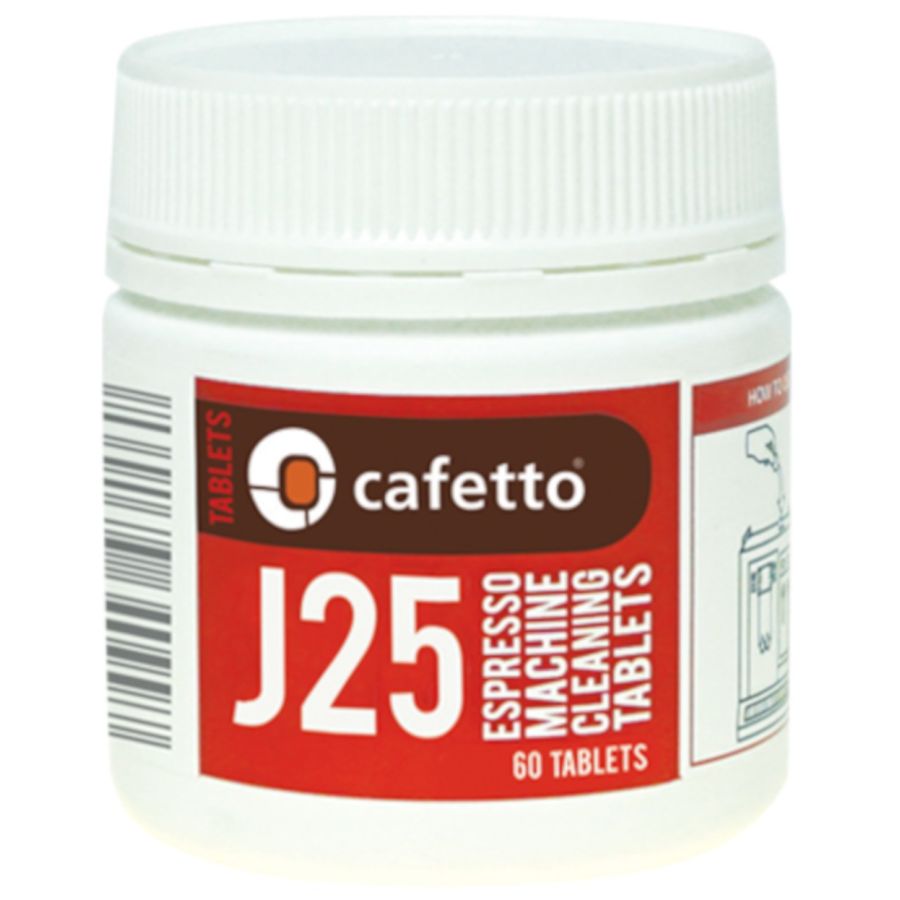 Cafetto J25 pastillas de limpieza 60 x 2,5 g