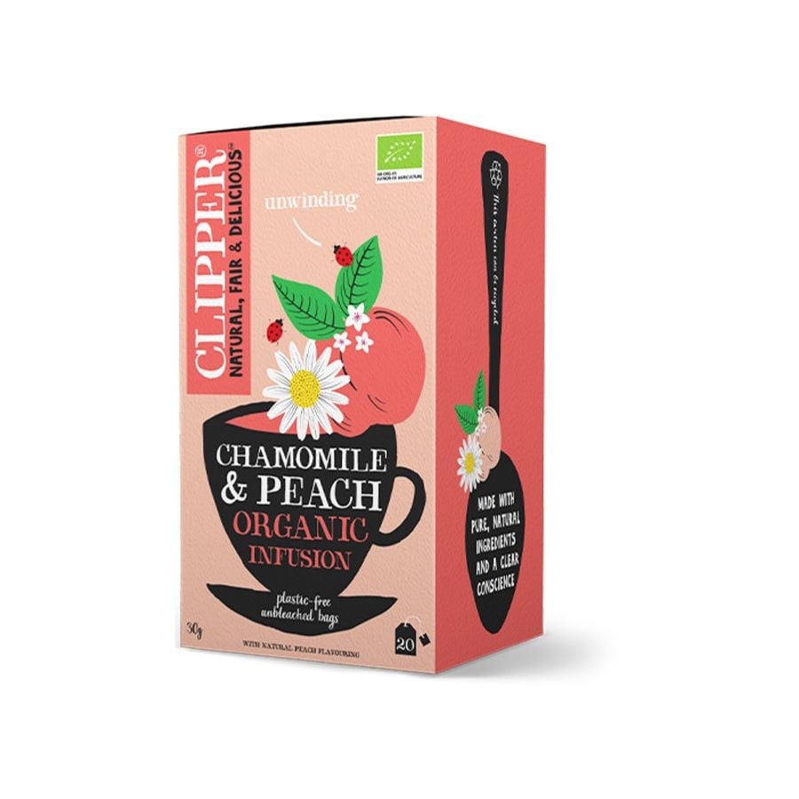 Clipper Chamomile and Peach Organic Infusion 20 sachets