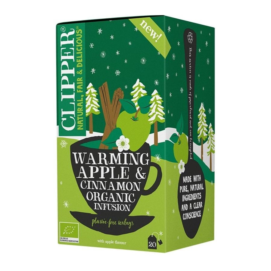 Clipper Organic Warming Apple & Cinnamon Infusion 20 Sachets de Thé