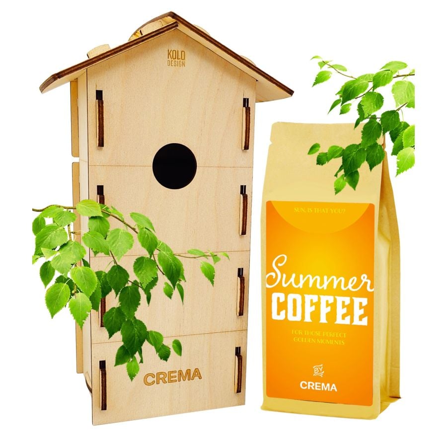 KOLO Design Caja de Pájaros x Crema Summer Coffee 250 g molido