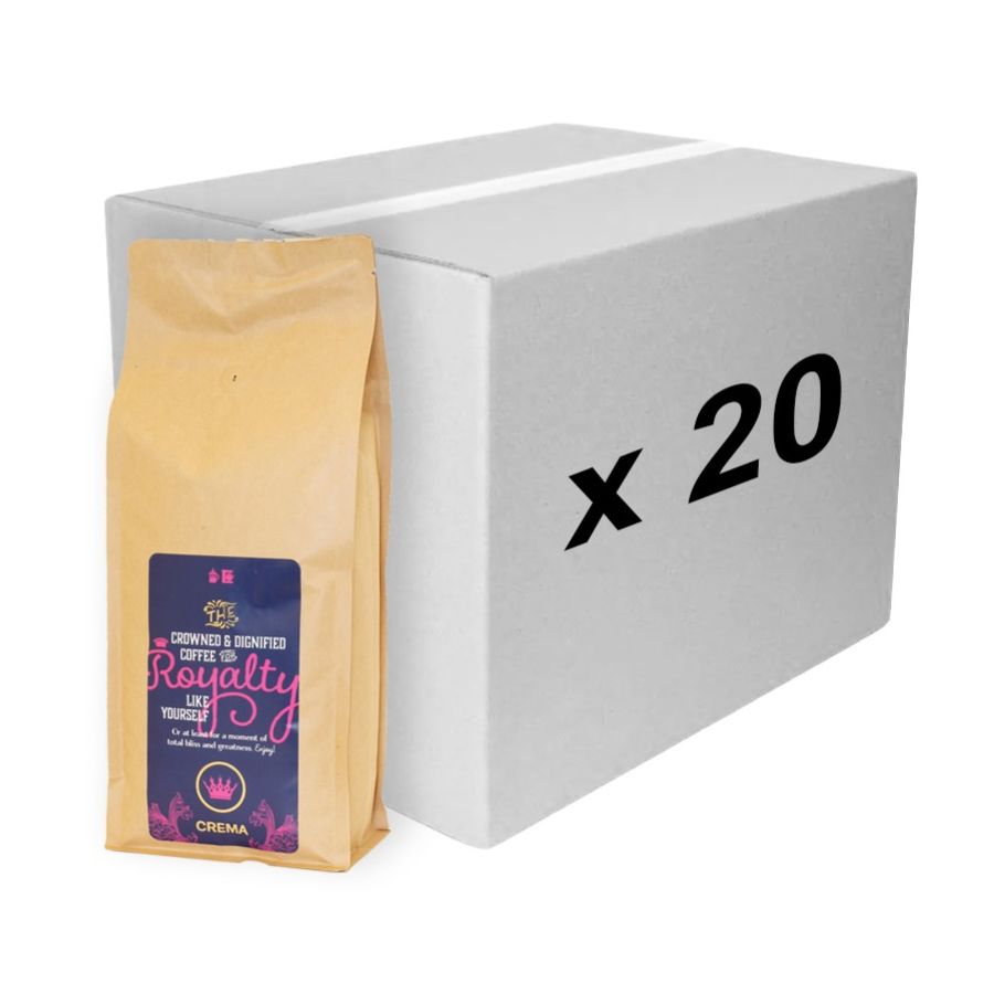 Crema Royalty Blend 20 x 1 kg grains