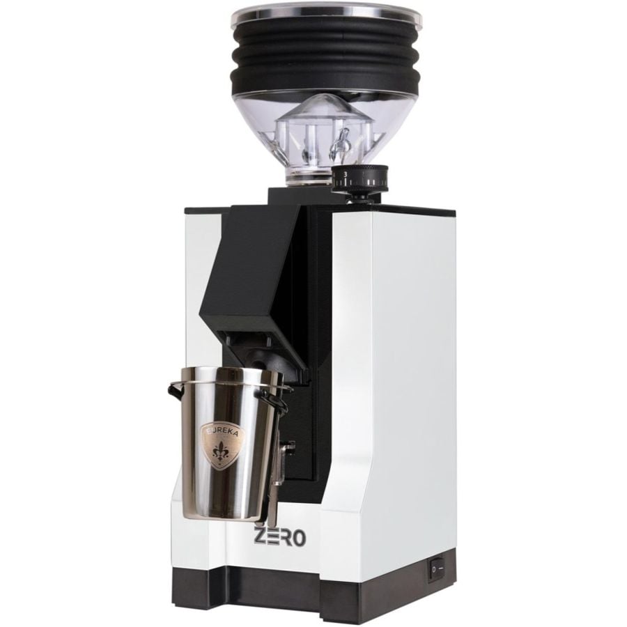 Eureka Mignon Zero 16CR Espresso Coffee Grinder, White