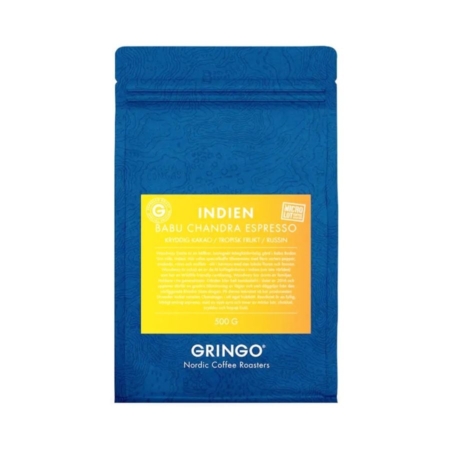 Gringo Nordic Indien Babu Chandra Espresso 500 g Coffee Beans