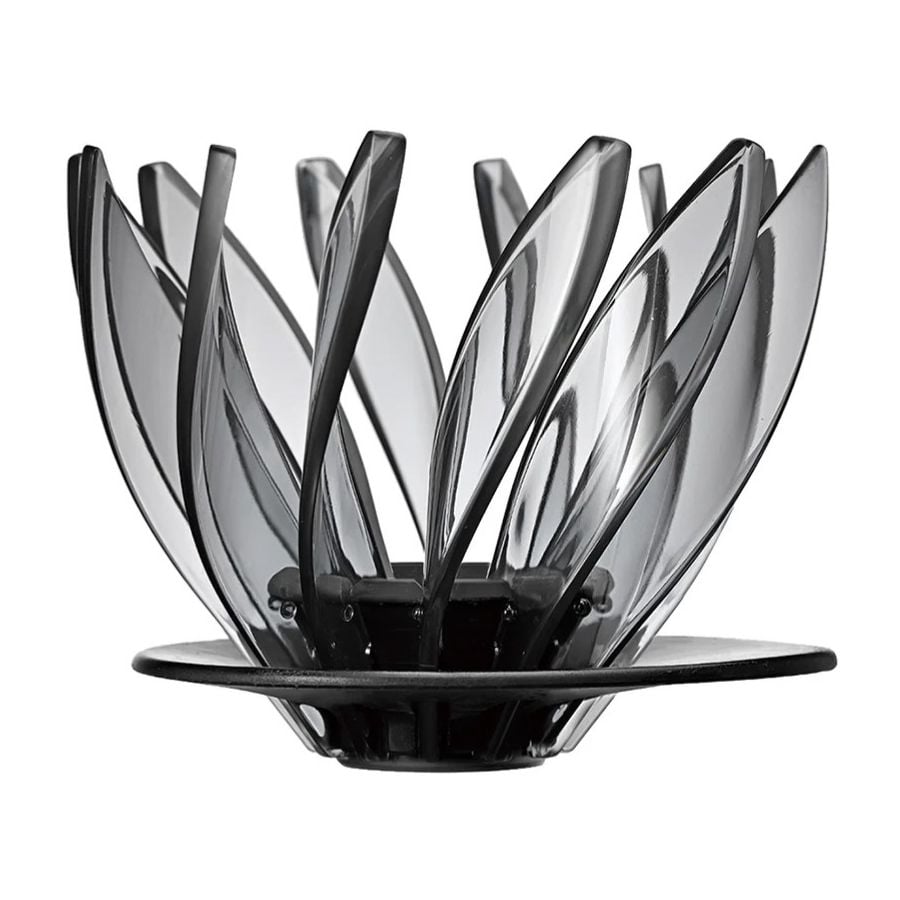 Hario V60 Dripper Suiren Size 02, Transparent Black