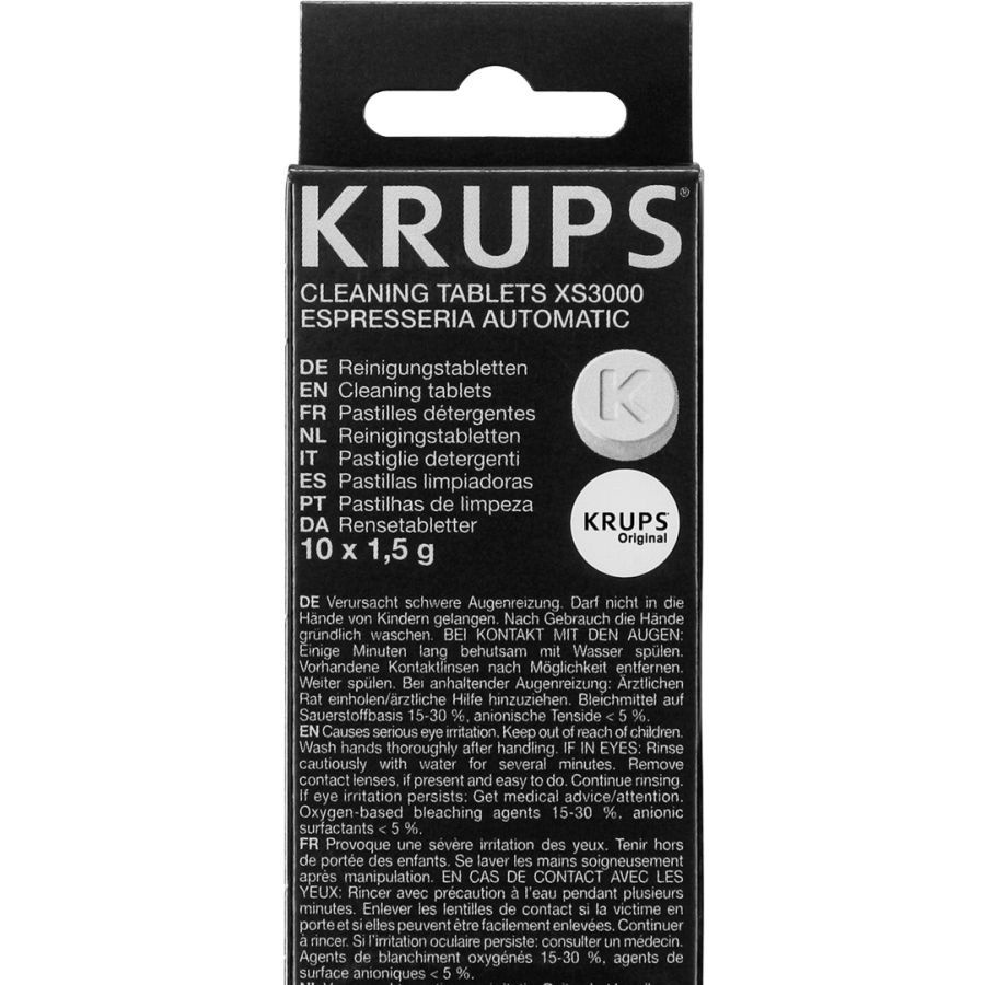 Krups XS3000 tabletas de limpieza 10 uds.