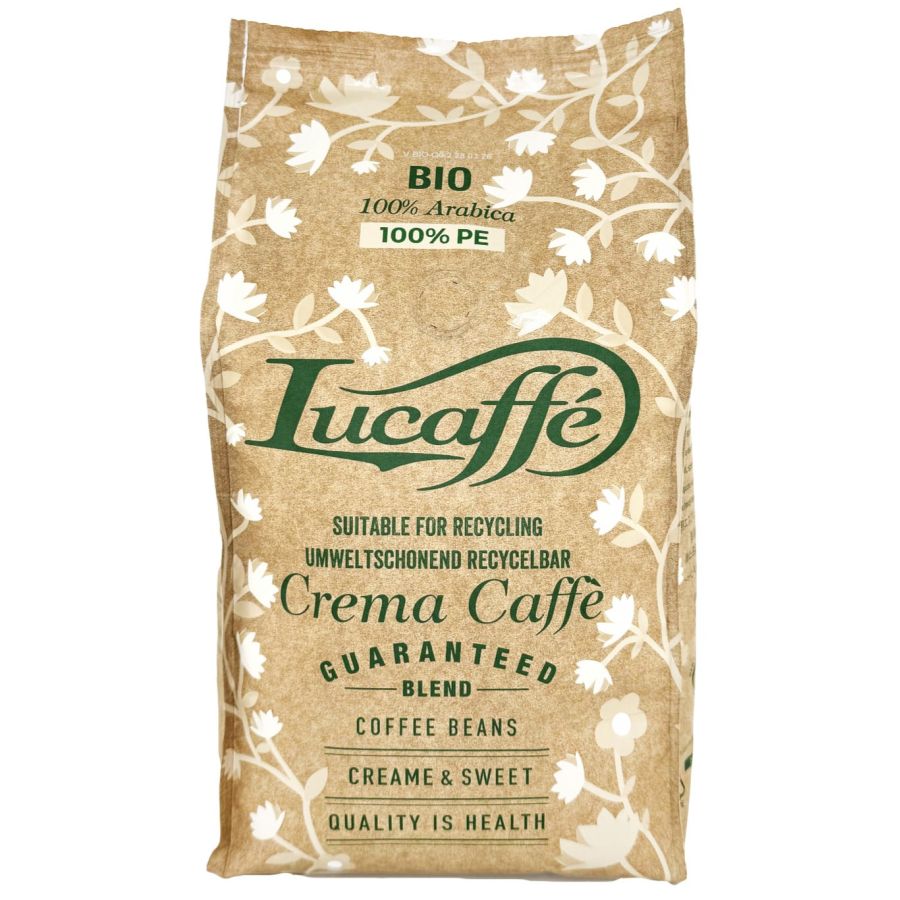 Lucaffé Crema Caffè Bio 100 % Arabica 500 g granos de café