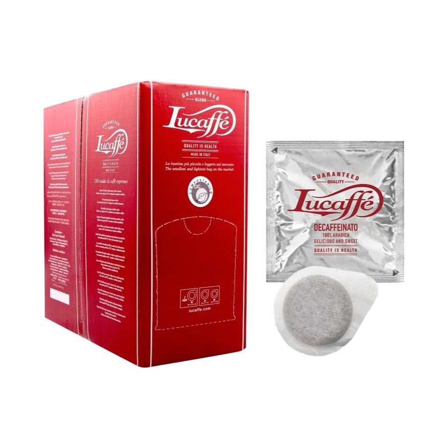 Lucaffé Decaffeinato monodosis de café E.S.E, 150 uds.