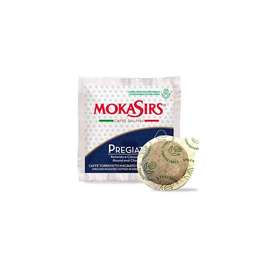 MokaSirs Pregiato Creme Lungo E.S.E. Dosettes Expresso, 200 pièces