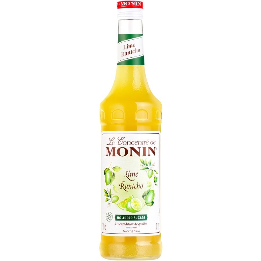 Monin Concentré Lime Rantcho Sans Sucre, 700 ml