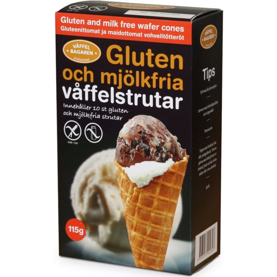 Våffelbagaren Gluten-Free Ice Cream Cones, 10 pcs