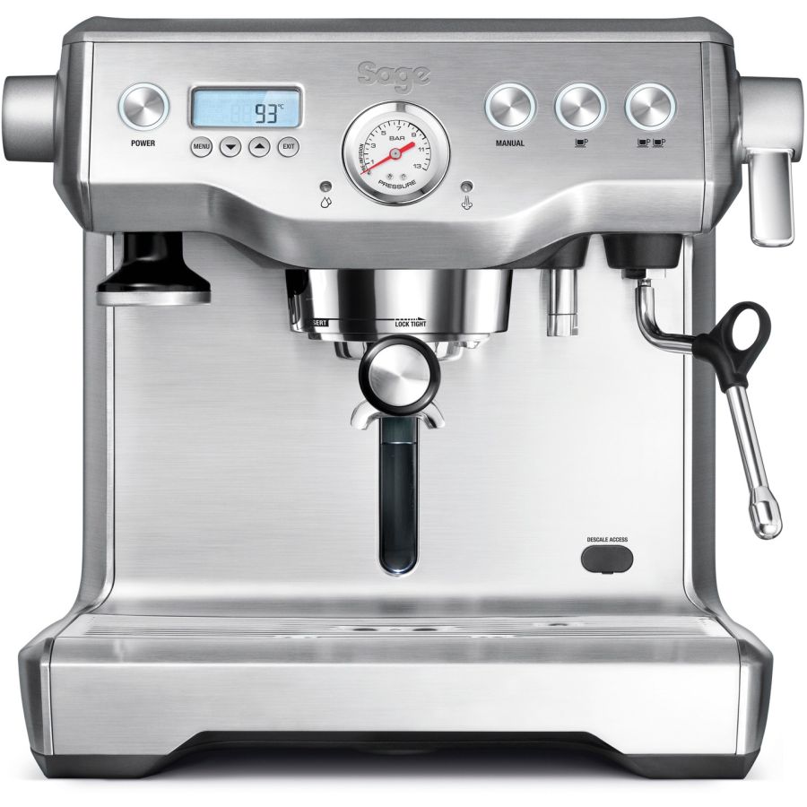Sage the Dual Boiler máquina de café espresso, plata