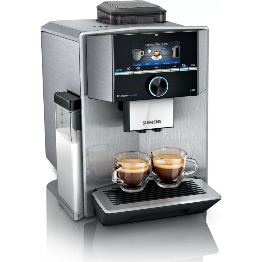 Siemens EQ.9 Plus Connect s500 machine à café automatique, acier inoxydable