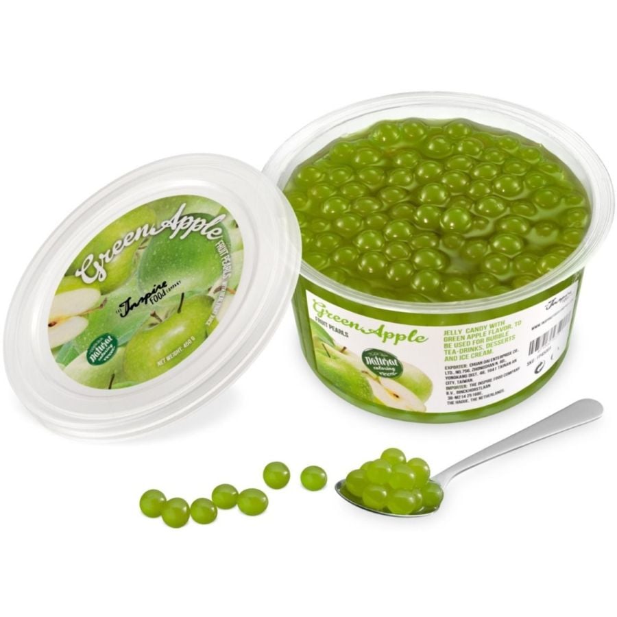 TIFC Boba Bubble Tea burbujas de fruta, Green Apple 450 g