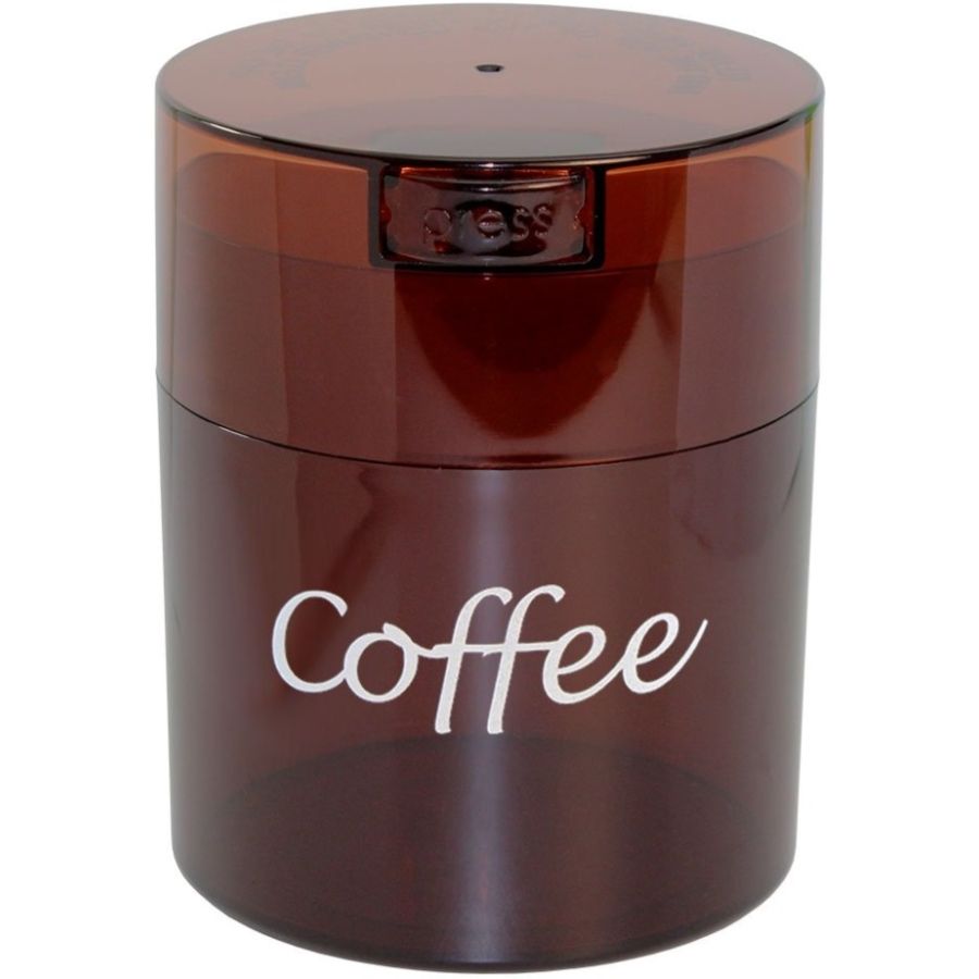 TightVac CoffeeVac recipiente hermético para café sellado al vacío 250 g, café con texto