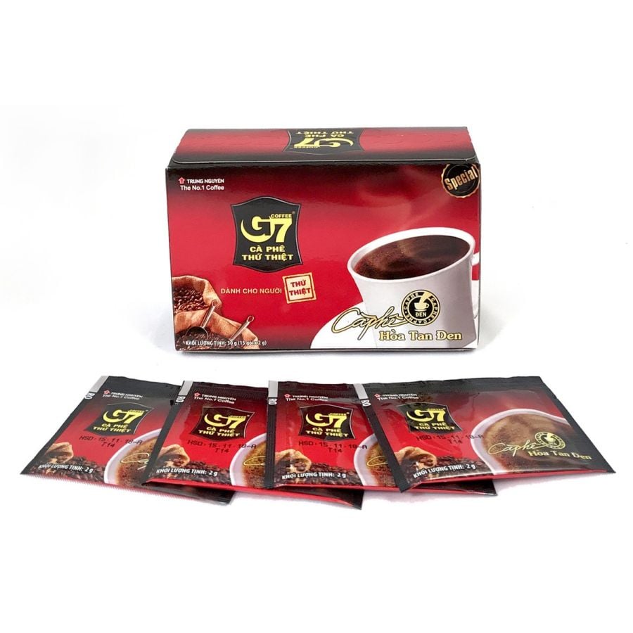 Trung Nguyen G7 Pure Black Café Instantané 15 x 2 g