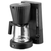 Alessi MDL14 Plissé machine à café filtre, noire