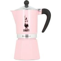 Bialetti Primavera Rainbow Moka Pot 6 Cup, Pink