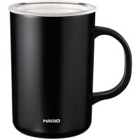 Hario Thermal Mug Ceramic tasse isotherme 470 ml, noir