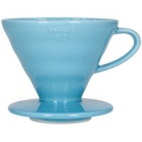 Hario V60 Dripper 02 cafetera de goteo cerámica, azul