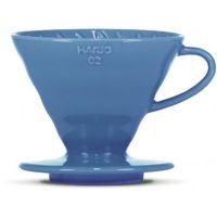 Hario V60 Dripper 02 cafetera de goteo cerámica, azul turquesa