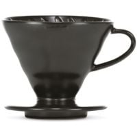 Hario V60 Dripper 02 cafetera de goteo cerámica, negro mate