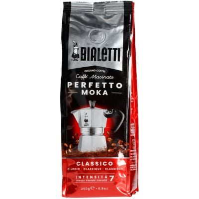 Bialetti Perfetto Moka Cioccolato Ground Coffee 250 g - Crema