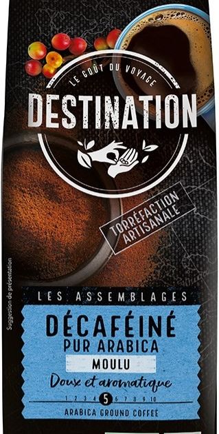 Café en grain Décaféiné Destination n°9 bio - 250g