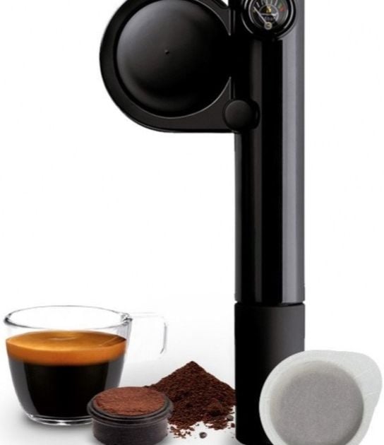 Handpresso Pump Set Noir 48241 Coffret machine expresso portable et  manuelle à dosette ESE ou café moulu : : Cuisine et Maison