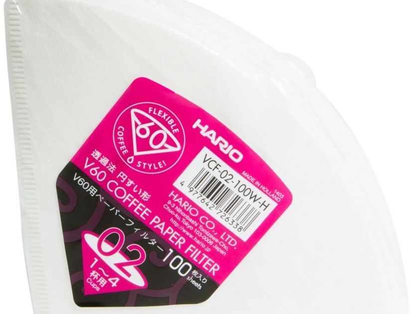 3個セット ハリオ VCF-02-100W V60 ペーパーフィルター02 W ホワイト 1〜4杯用 100枚入り HARIO 最大93％オフ！ -  コーヒー、ティー用品