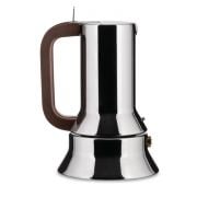 Alessi 9090 Cafetera italiana 10 tazas, mango marrón