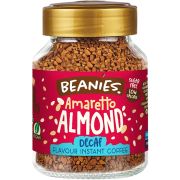 Beanies Decaf Amaretto Almond Flavoured Instant Coffee 50 g