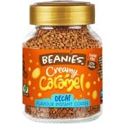 Beanies Decaf Creamy Caramel Flavoured Instant Coffee 50 g