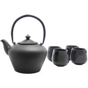 Bredemeijer Chengdu tetera de hierro fundido 1 l + 2 tazas de té en caja de regalo