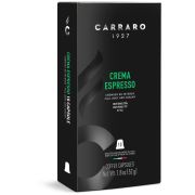 Carraro 1927 Crema Espresso Premium Nespresso Cápsulas de Café Compatibles 10 pcs