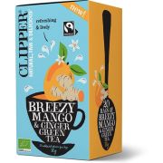 Clipper Breezy Mango & Ginger Organic Green Tea 20 bolsas de té